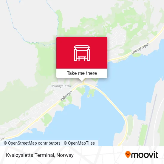 Kvaløysletta Terminal map
