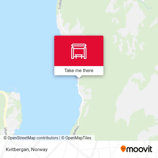 Kvitbergan map