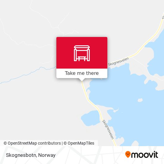 Skognesbotn map