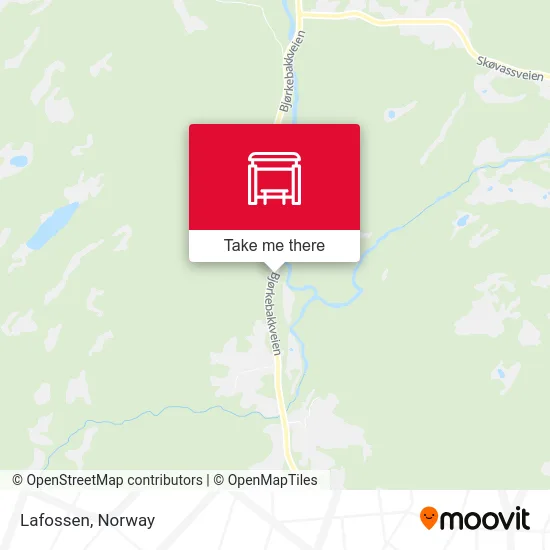 Lafossen map