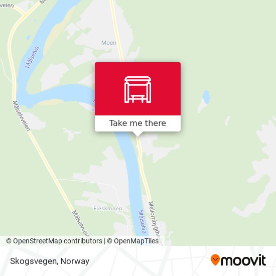 Skogsvegen map