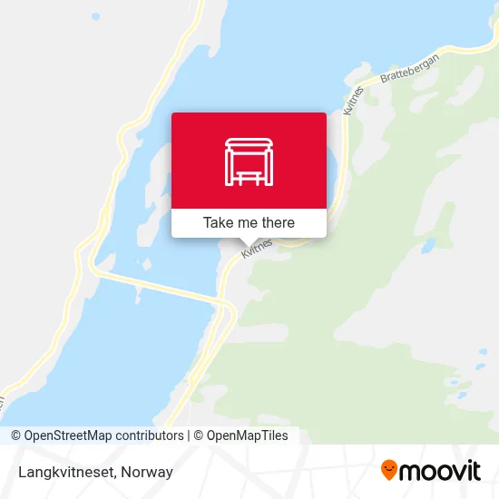 Langkvitneset map