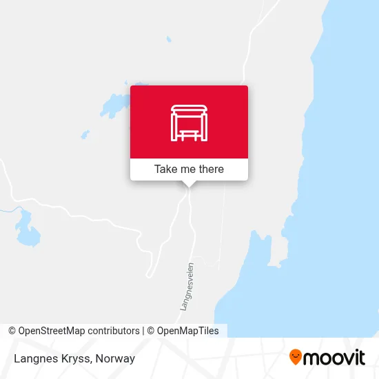 Langnes Kryss map