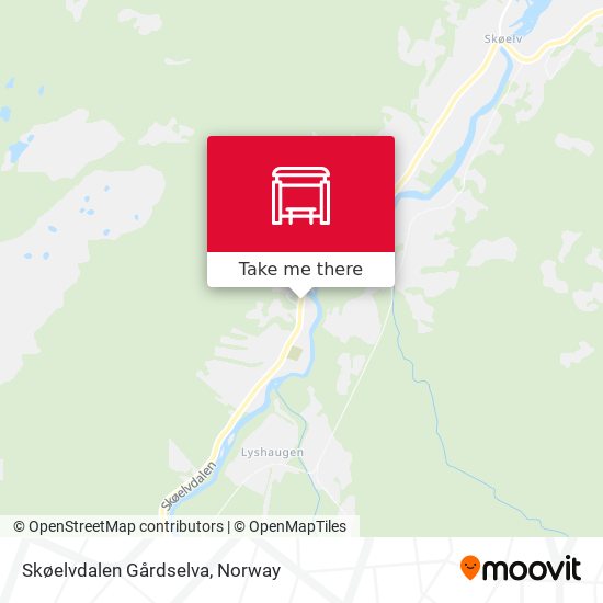 Skøelvdalen Gårdselva map