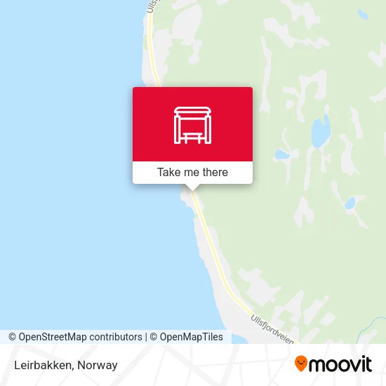 Leirbakken map