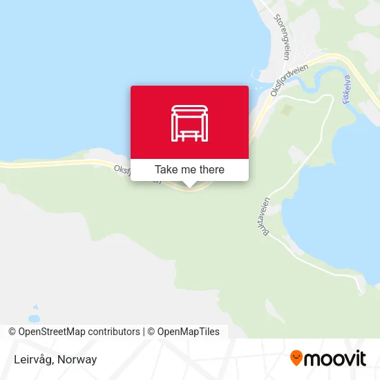Leirvåg map