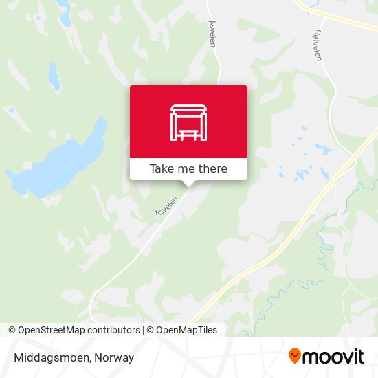 Middagsmoen map