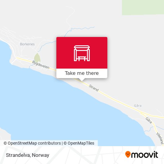 Strandelva map