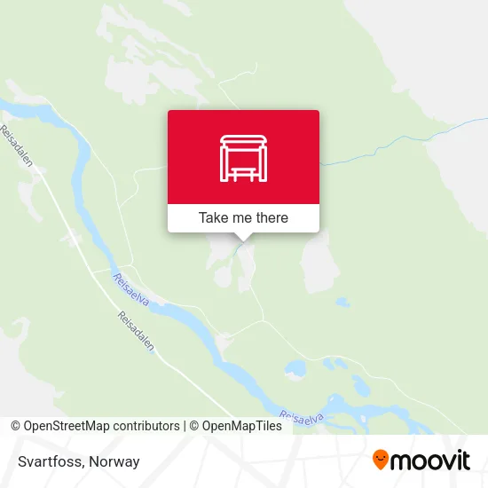 Svartfoss map