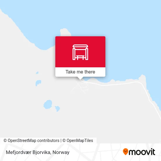 Mefjordvær Bjorvika map