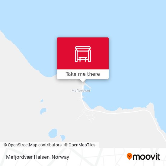 Mefjordvær Halsen map