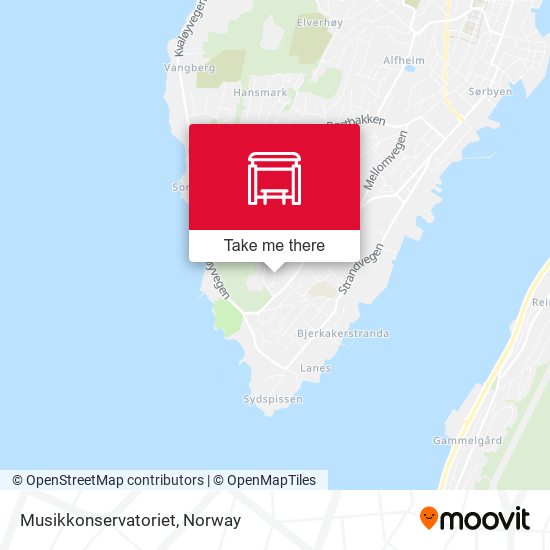 Musikkonservatoriet map