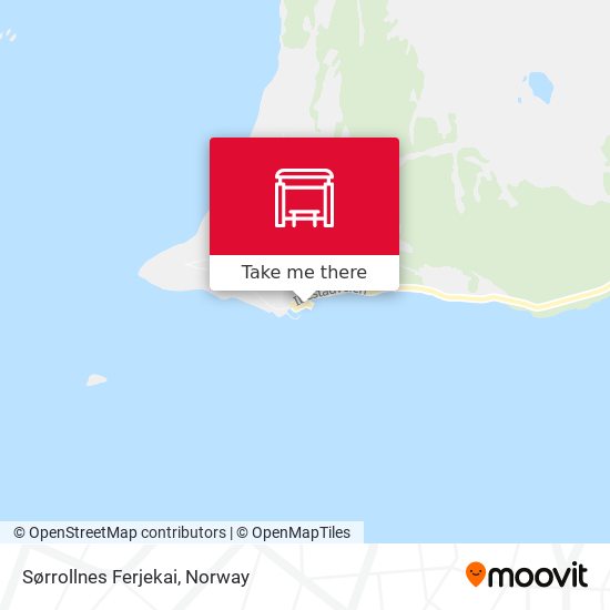 Sørrollnes Ferjekai map
