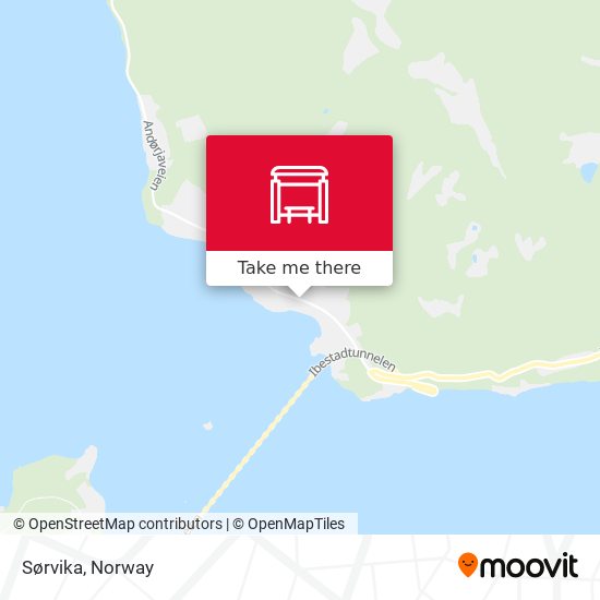 Sørvika map