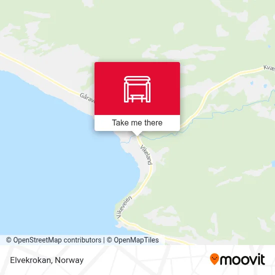Elvekrokan map