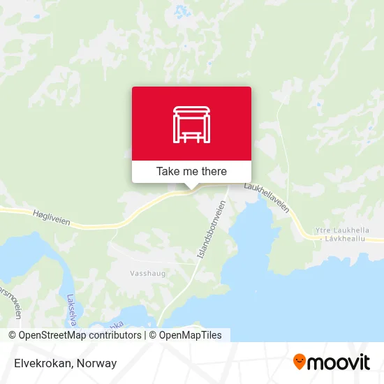 Elvekrokan map