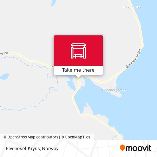 Elveneset Kryss map