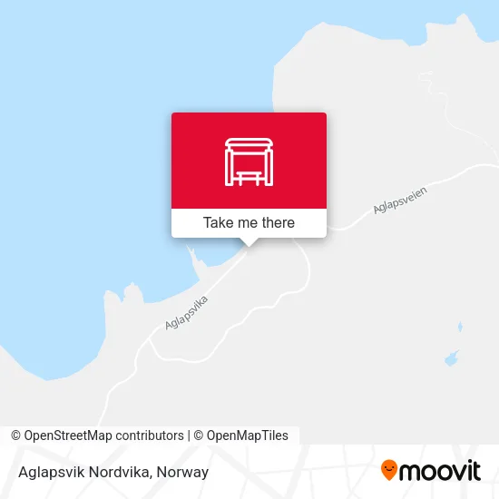 Aglapsvik Nordvika map