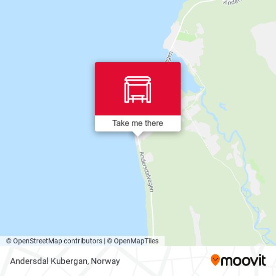 Andersdal Kubergan map