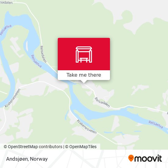 Andsjøen map