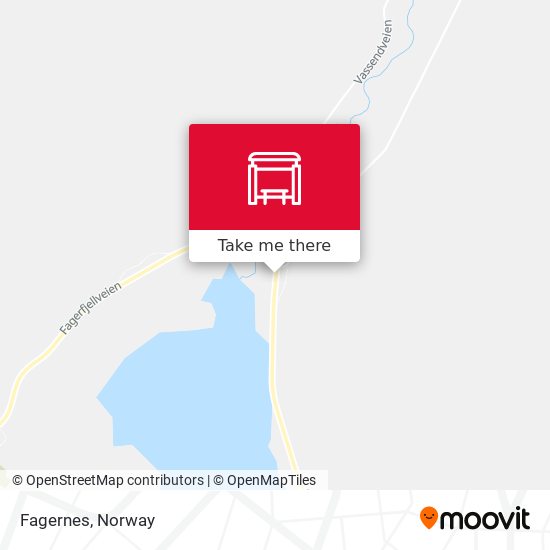 Fagernes map