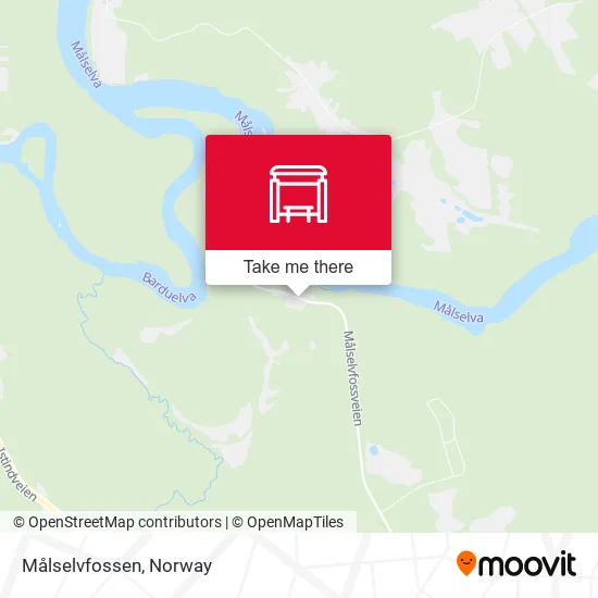 Målselvfossen map