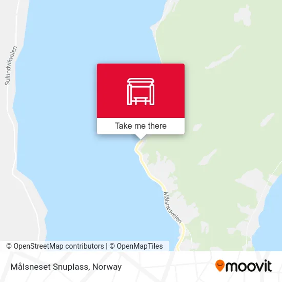 Målsneset Snuplass map