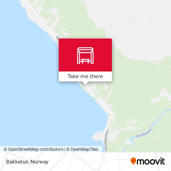 Bakketun map