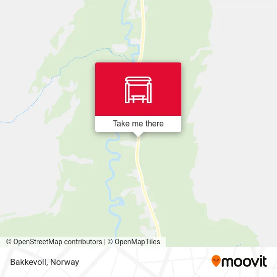 Bakkevoll map