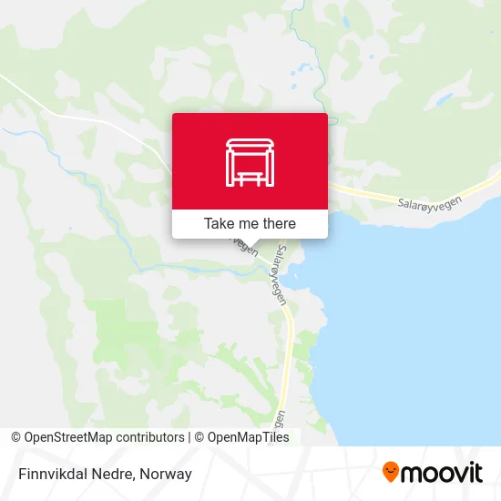 Finnvikdal Nedre map