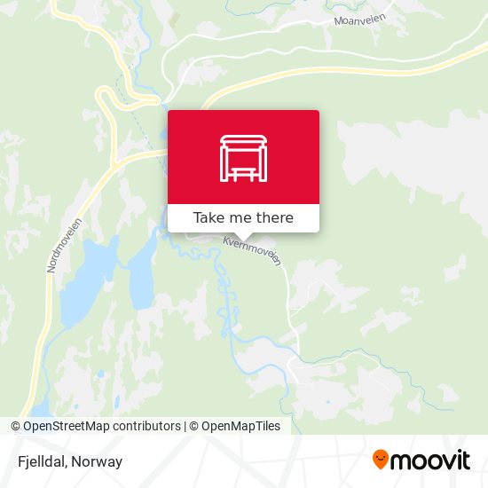 Fjelldal map