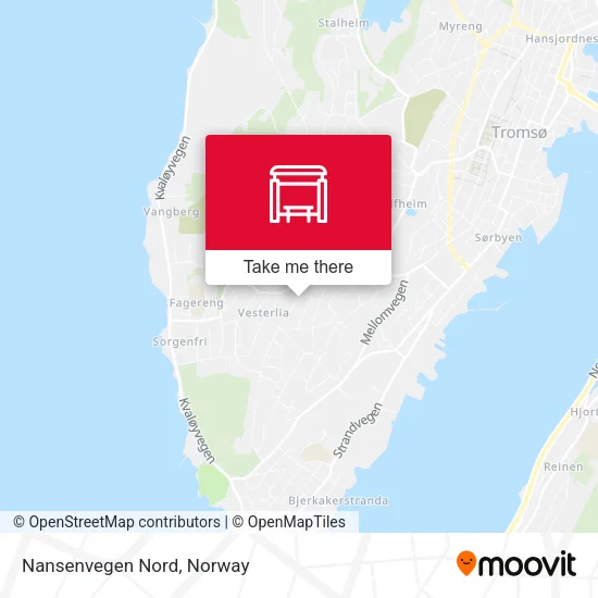 Nansenvegen Nord map
