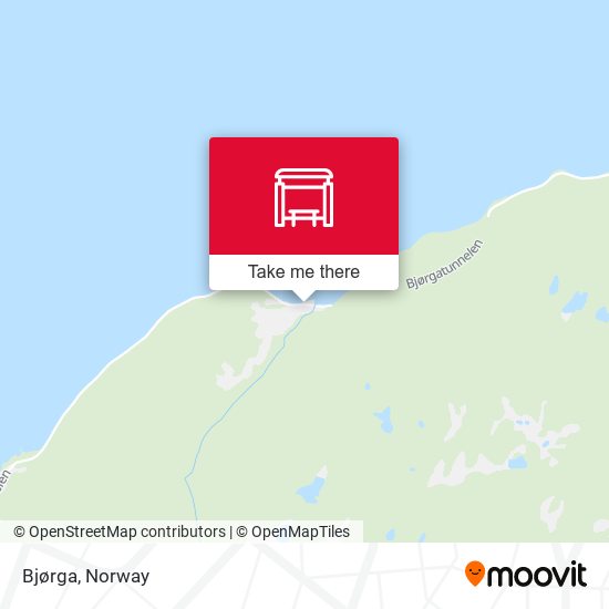 Bjørga map