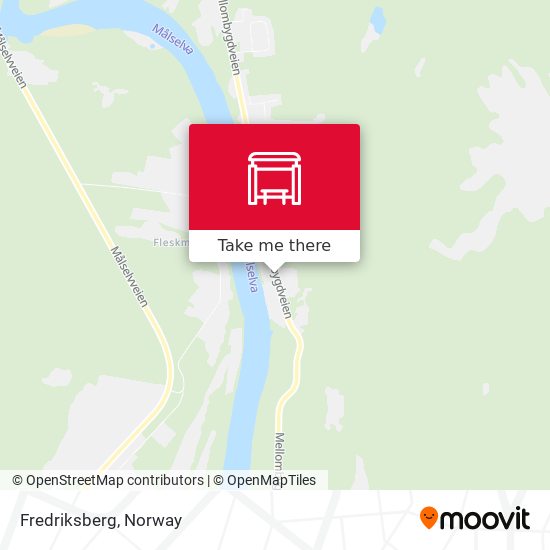 Fredriksberg map