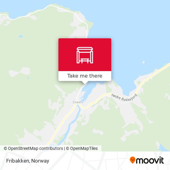 Fribakken map