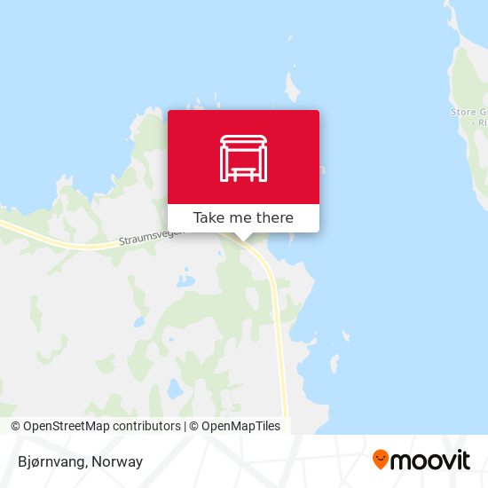 Bjørnvang map