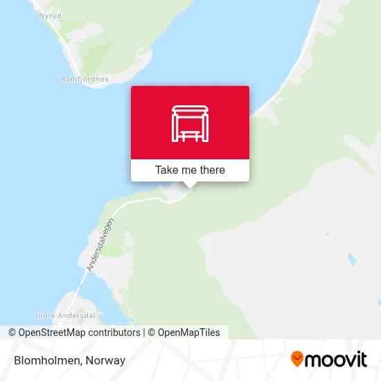 Blomholmen map