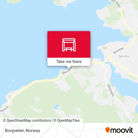 Borgveien map