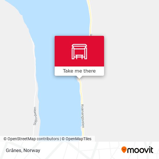 Grånes map