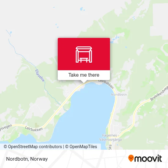 Nordbotn map