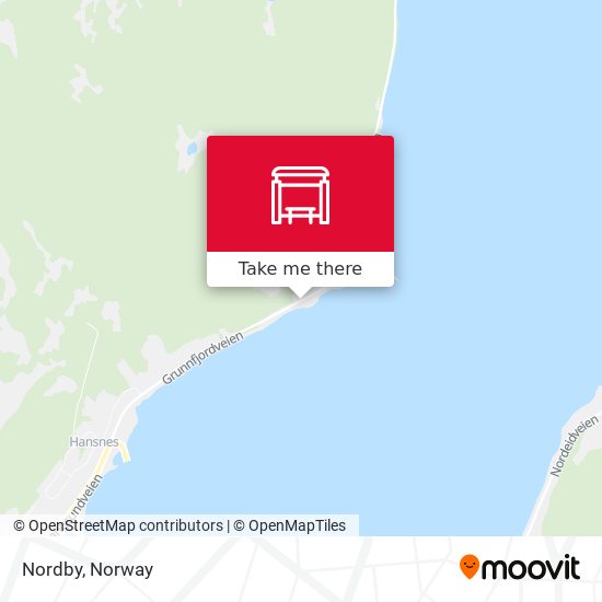 Nordby map