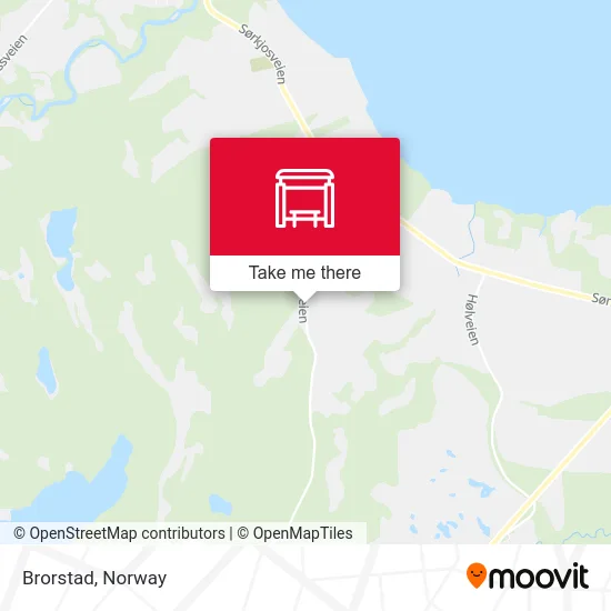 Brorstad map