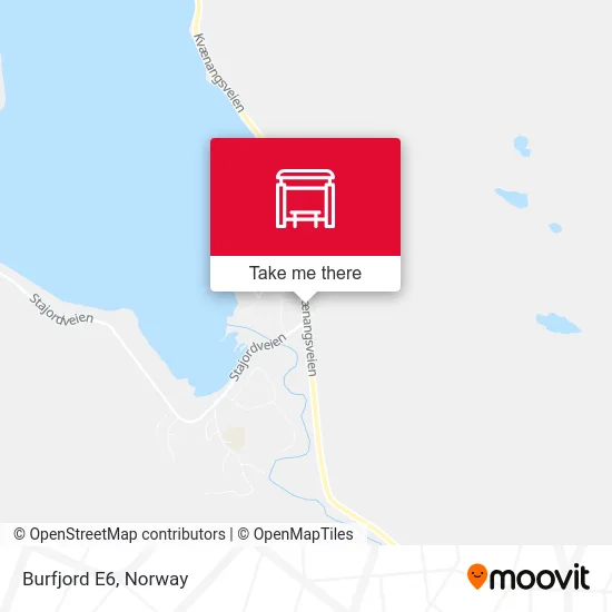 Burfjord E6 map