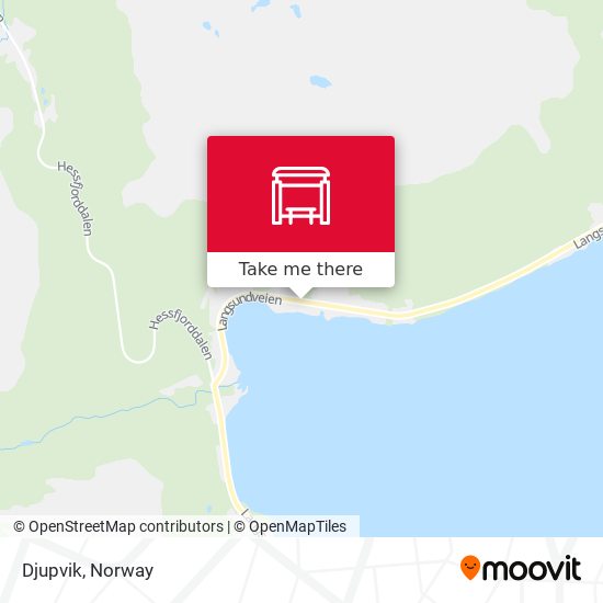 Djupvik map