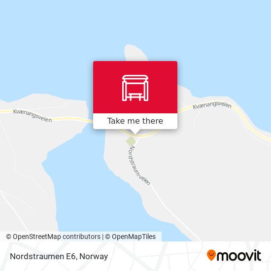 Nordstraumen E6 map