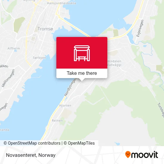 Novasenteret map
