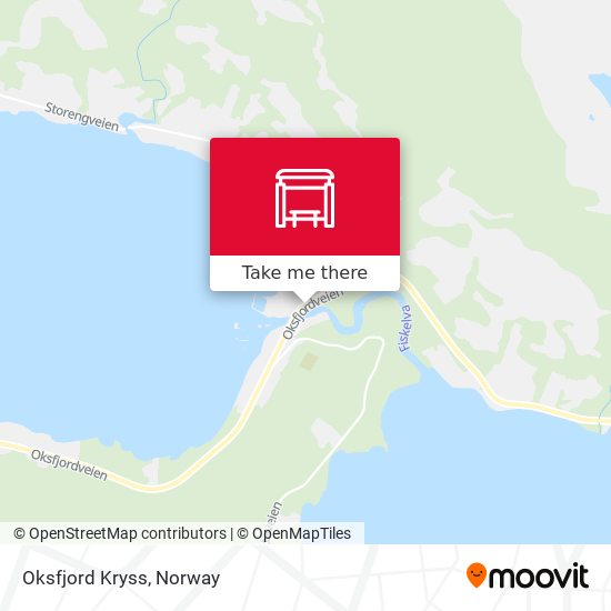 Oksfjord Kryss map