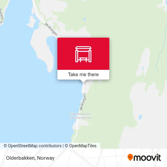 Olderbakken map