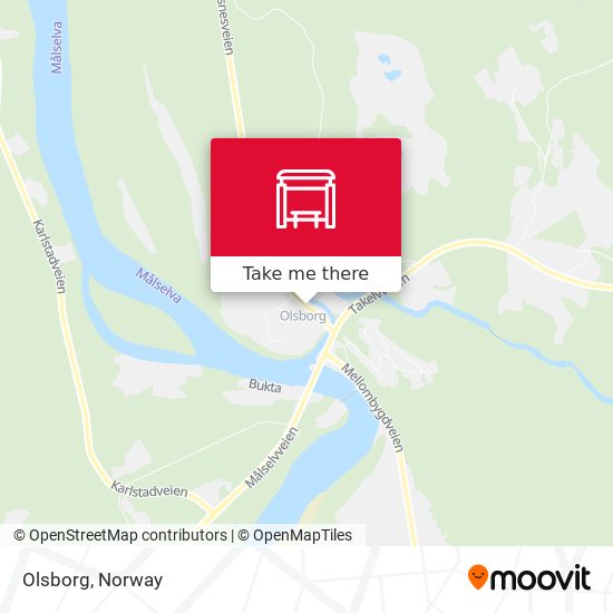 Olsborg map