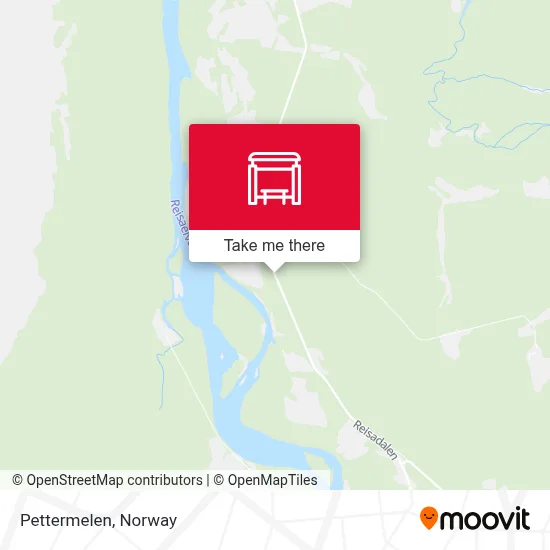 Pettermelen map